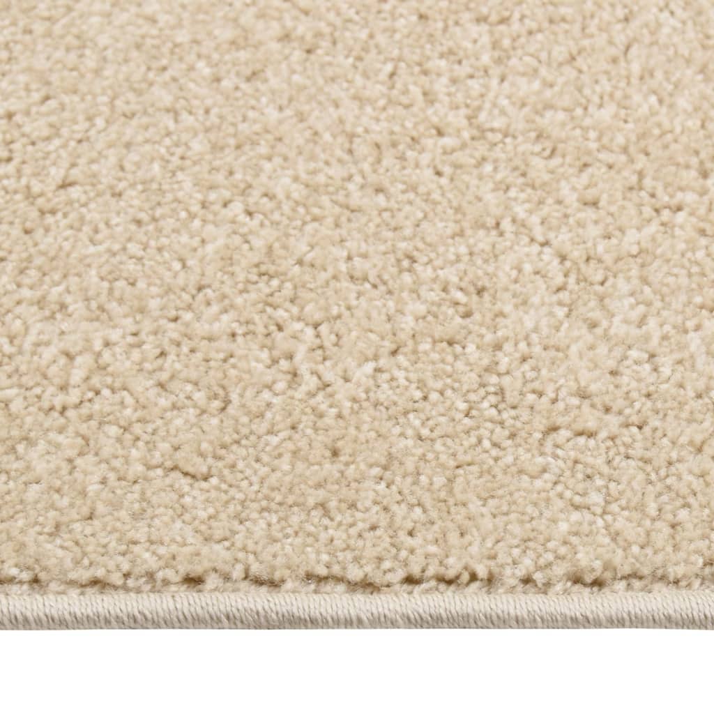 Tappeto a Pelo Corto 120x170 cm Beige 340331