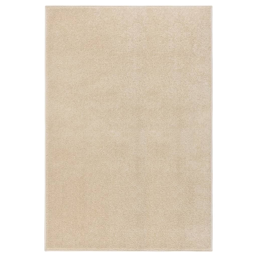 Tappeto a Pelo Corto 160x230 cm Beige 340333