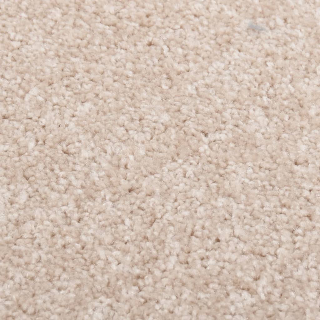 Tappeto a Pelo Corto 80x150 cm Beige Scuro 340337