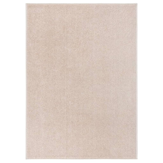 Tappeto a Pelo Corto 140x200 cm Beige Scuro 340340