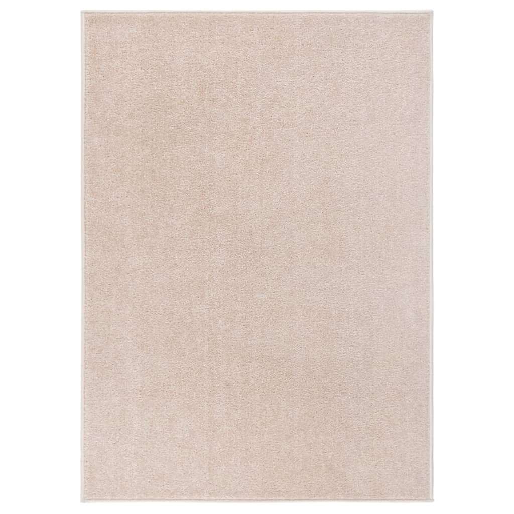 Tappeto a Pelo Corto 140x200 cm Beige Scurocod mxl 119451