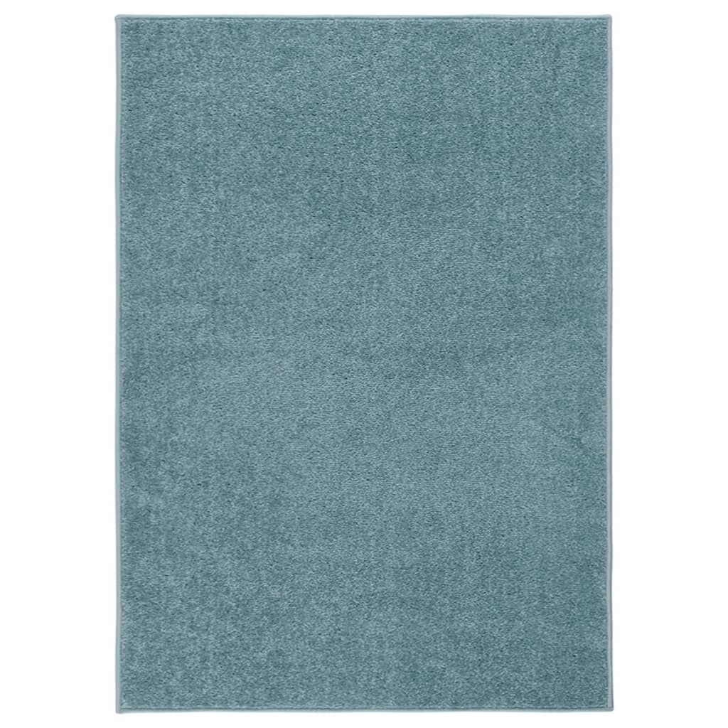 Tappeto a Pelo Corto 120x170 cm Blu 340347