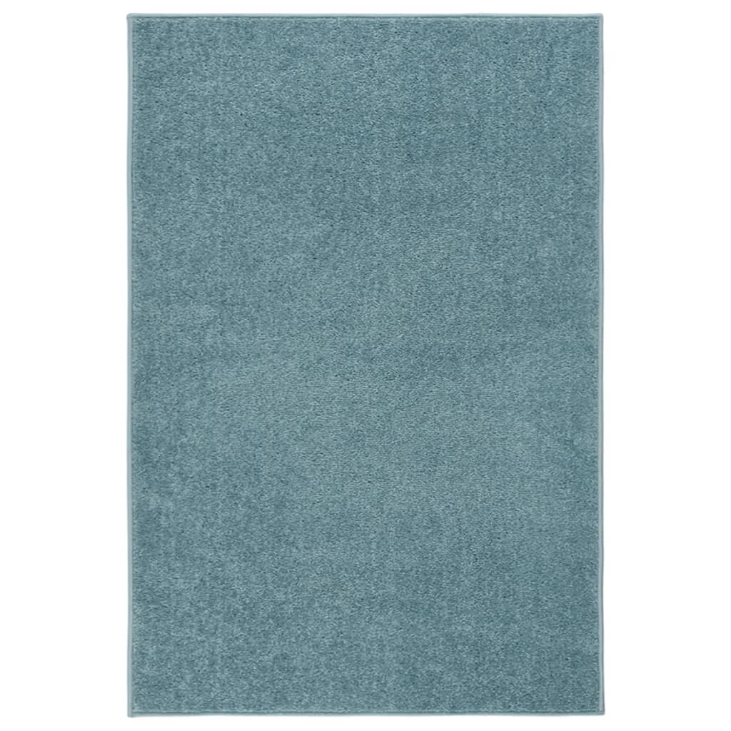 Tappeto a Pelo Corto 160x230 cm Blu 340349