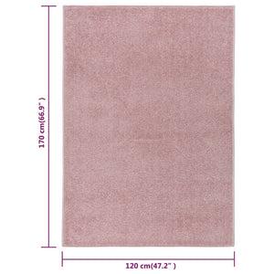 Tappeto a Pelo Corto 120x170 cm Rosa cod mxl 58960