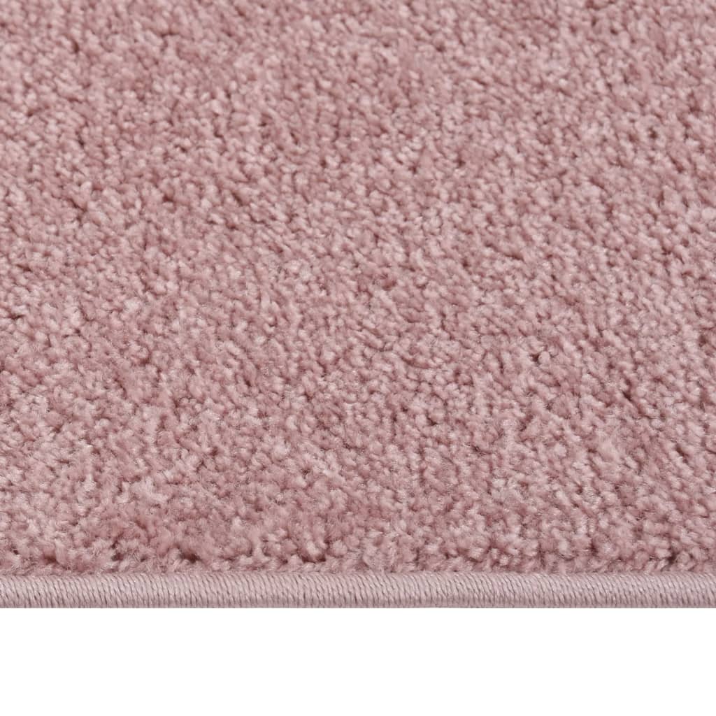 Tappeto a Pelo Corto 140x200 cm Rosa cod mxl 58074