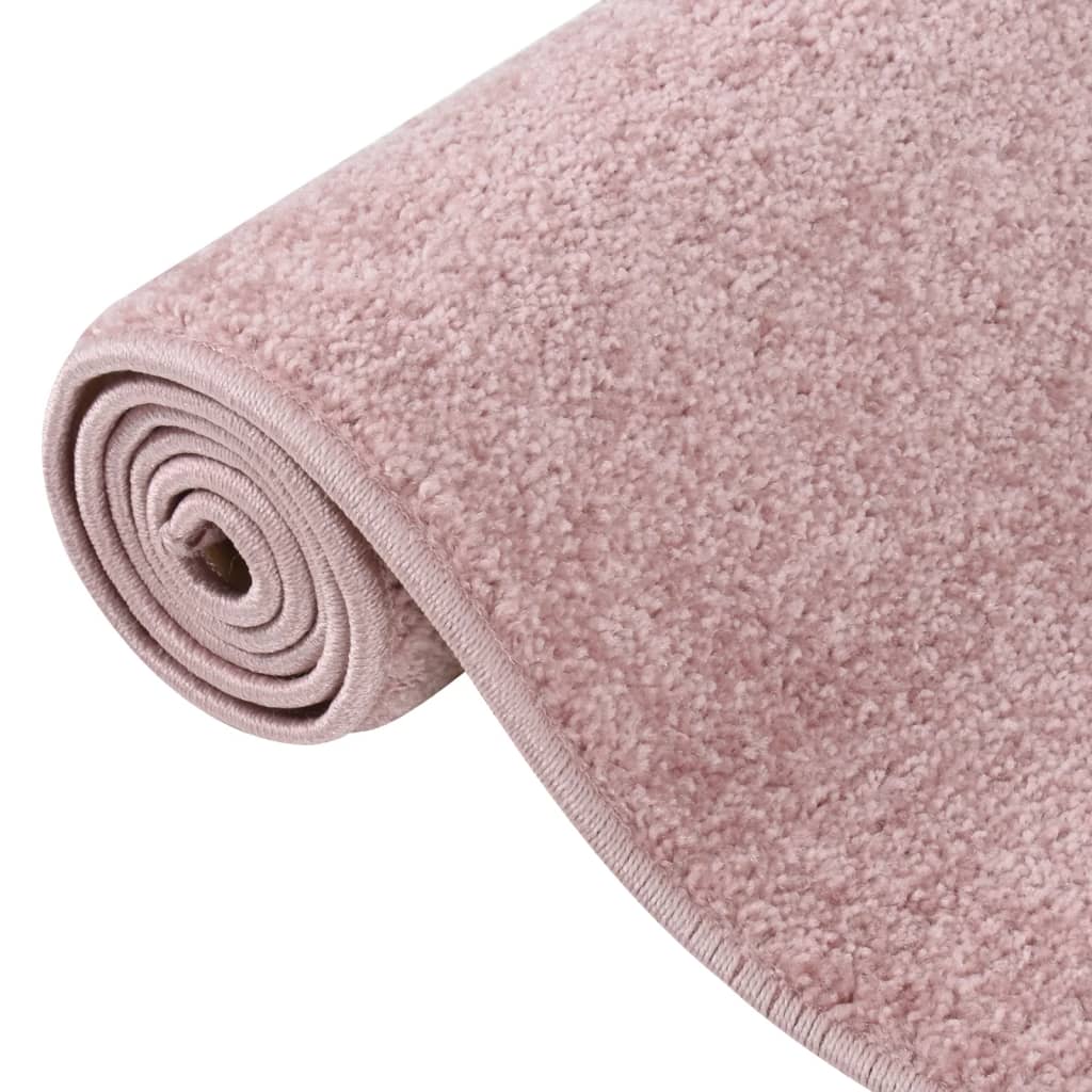 Tappeto a Pelo Corto 140x200 cm Rosa cod mxl 58074