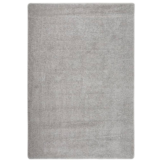 Tappeto Shaggy Grigio Chiaro 120x170 cm Antiscivolo cod mxl 67382