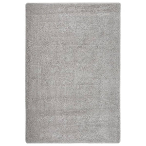 Tappeto Shaggy Grigio Chiaro 140x200 cm Antiscivolo 340384