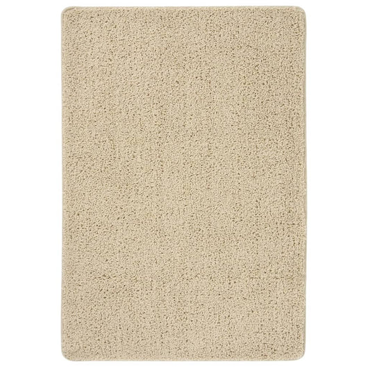 Tappeto Shaggy Crema 120x170 cm Antiscivolo cod mxl 69547