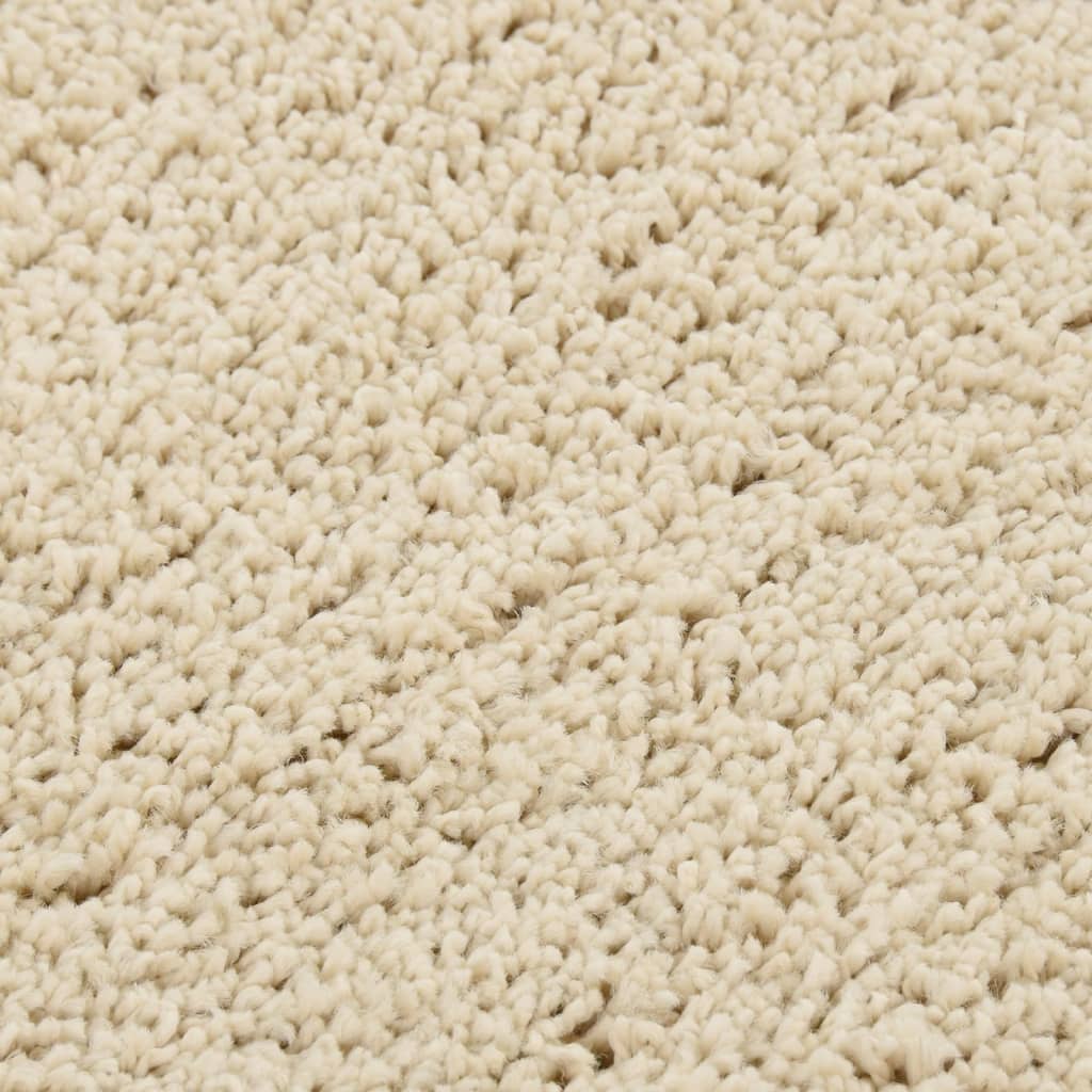 Tappeto Shaggy Crema 120x170 cm Antiscivolo cod mxl 69547