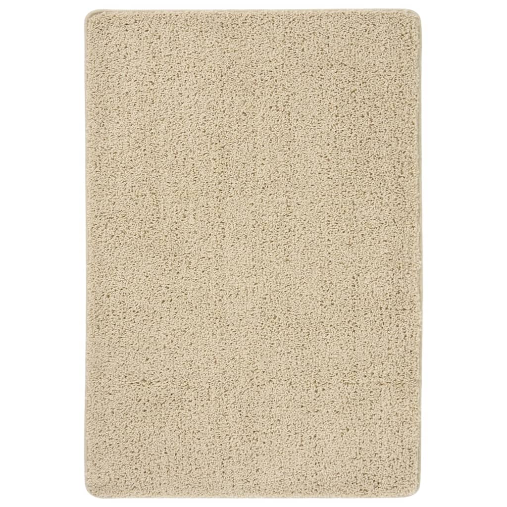 Tappeto Shaggy Crema 160x230 cm Antiscivolo 340390