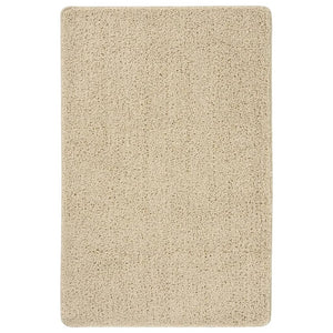 Tappeto Shaggy Crema 200x290 cm Antiscivolo 340391