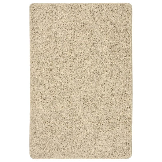 Tappeto Shaggy Crema 200x290 cm Antiscivolo cod mxl 62555