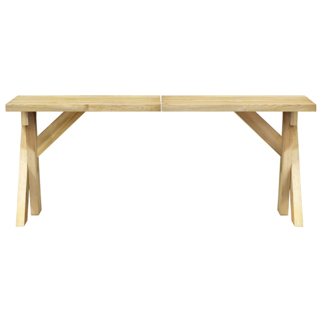 Panca da Giardino 110 cm in Legno di Pino Impregnato cod mxl 45728