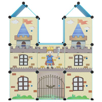 Scaffale Portaoggetti per Bambini con 8 Cubi Blu in PP 340583