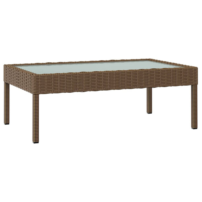 Set Divani da Giardino 8 pz con Cuscini in Polyrattan Marrone cod mxl 39198