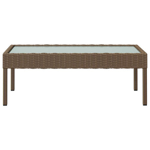 Set Divani da Giardino 8 pz con Cuscini in Polyrattan Marrone cod mxl 39198