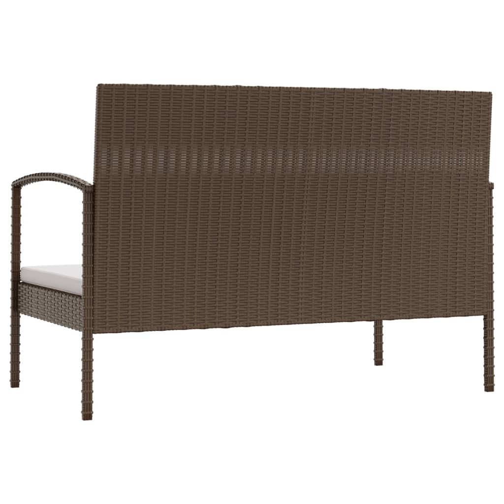 Set Divani da Giardino 16 pz con Cuscini in Polyrattan Marrone cod mxl 39199