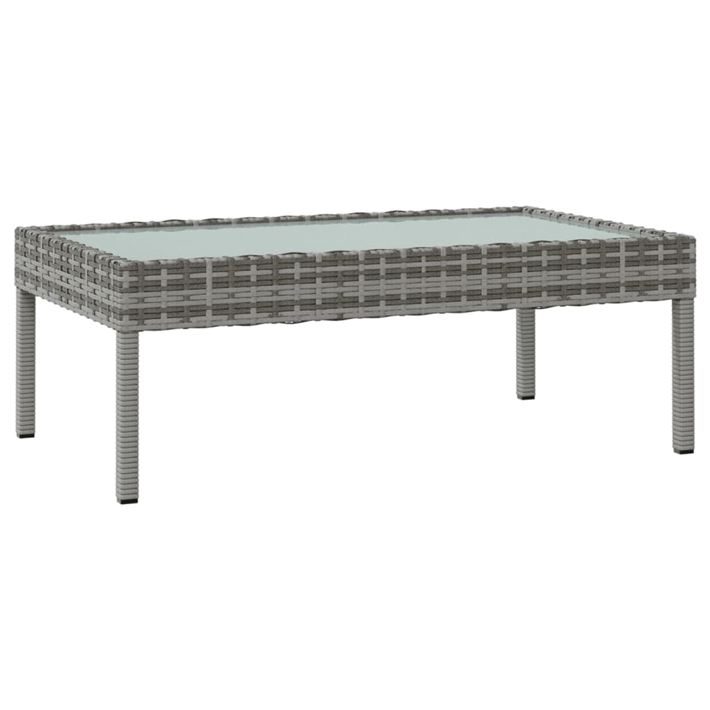 Set Divani da Giardino 16 pz con Cuscini in Polyrattan Grigio 3095968