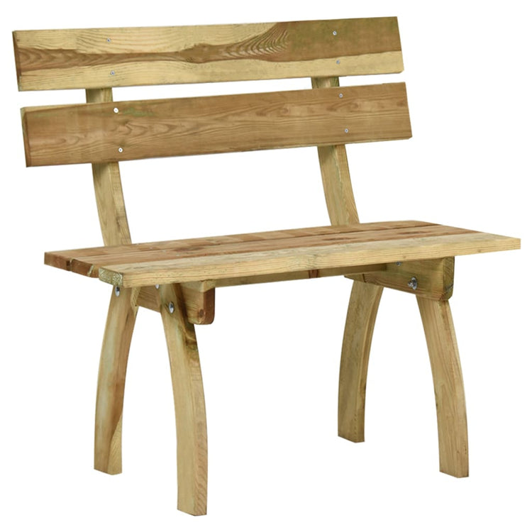 Set da Pranzo da Giardino 3 pz in Legno di Pino Impregnato cod mxl 37855