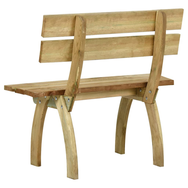 Set da Pranzo da Giardino 3 pz in Legno di Pino Impregnato cod mxl 37855