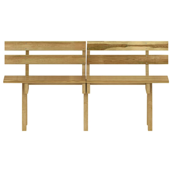 Set da Pranzo da Giardino 3 pz in Legno di Pino Impregnato 3096605