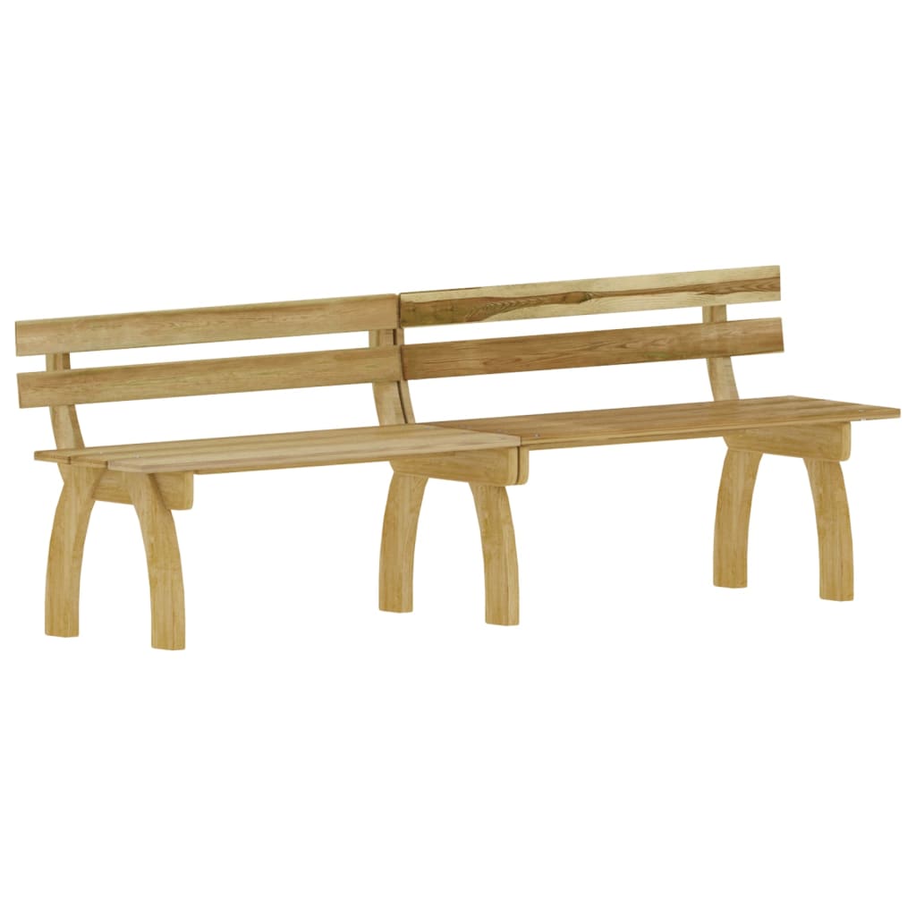 Set da Pranzo da Giardino 3 pz in Legno di Pino Impregnato 3096607