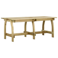 Set da Pranzo da Giardino 4 pz in Legno di Pino Impregnato cod mxl 37858