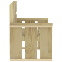 Set da Pranzo da Giardino 3 pz in Legno di Pino Impregnato 3096611