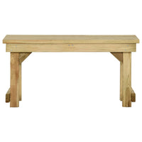 Set da Pranzo da Giardino 3 pz in Legno di Pino Impregnato 3096617