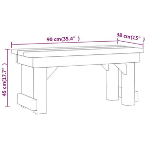 Set da Pranzo da Giardino 3 pz in Legno di Pino Impregnato 3096617