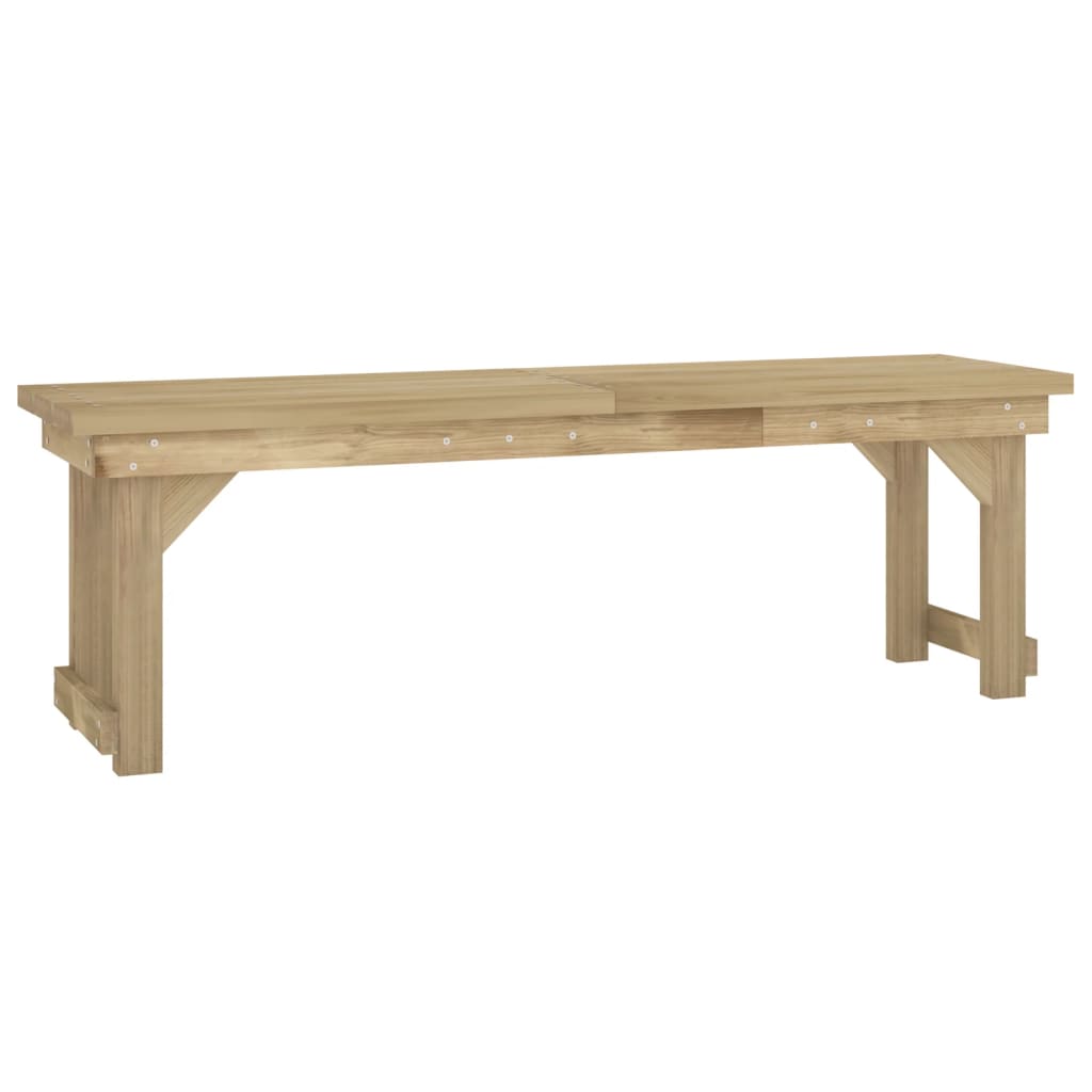 Set da Pranzo per Giardino 3 pz in Legno di Pino Impregnato cod mxl 35991