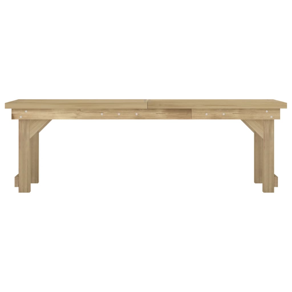 Set da Pranzo per Giardino 3 pz in Legno di Pino Impregnato cod mxl 35991