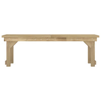 Set da Pranzo per Giardino 3 pz in Legno di Pino Impregnato cod mxl 35991