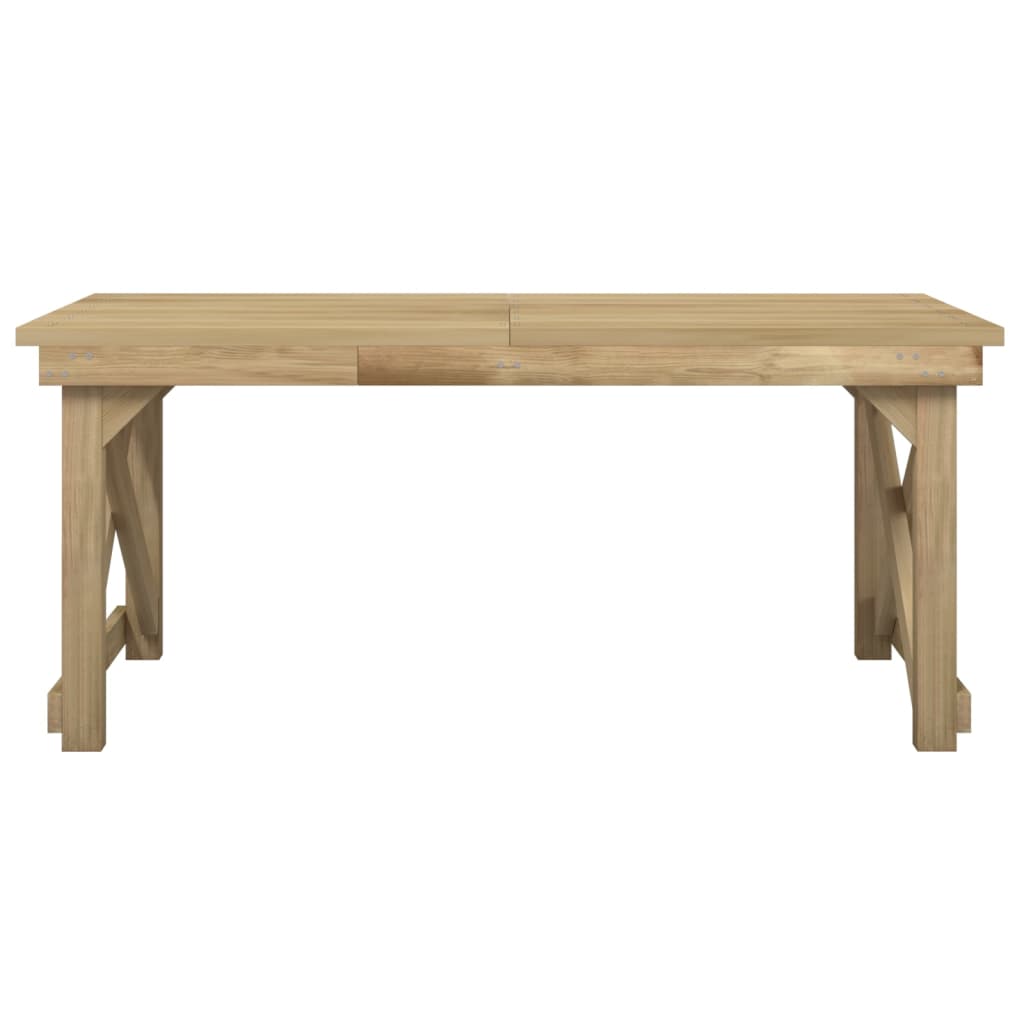 Set da Pranzo per Giardino 3 pz in Legno di Pino Impregnato cod mxl 35991