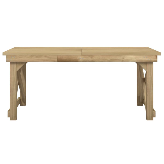 Set da Pranzo per Giardino 3 pz in Legno di Pino Impregnato cod mxl 35991