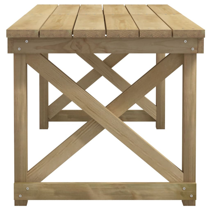 Set da Pranzo per Giardino 3 pz in Legno di Pino Impregnato cod mxl 35991