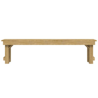 Set da Pranzo da Giardino 3 pz in Legno di Pino Impregnato cod mxl 39498