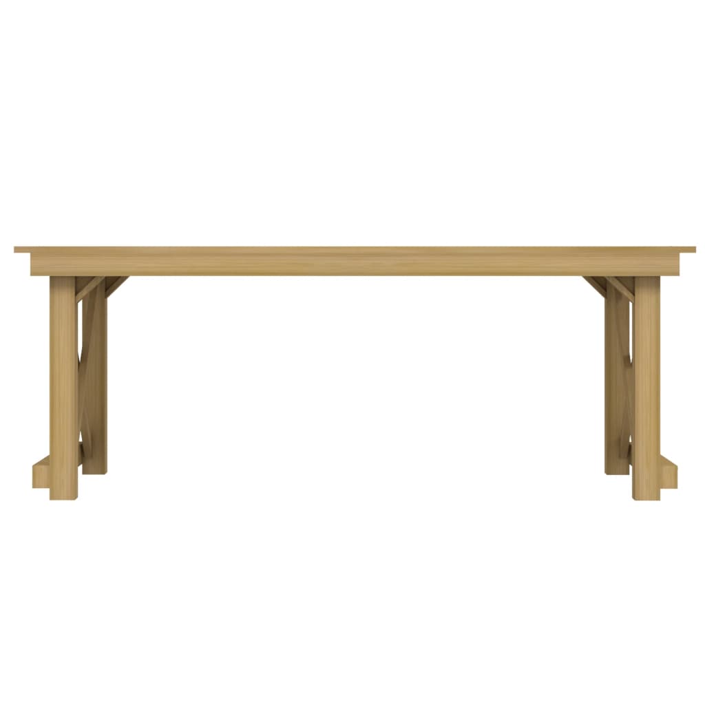 Set da Pranzo da Giardino 3 pz in Legno di Pino Impregnato cod mxl 39498