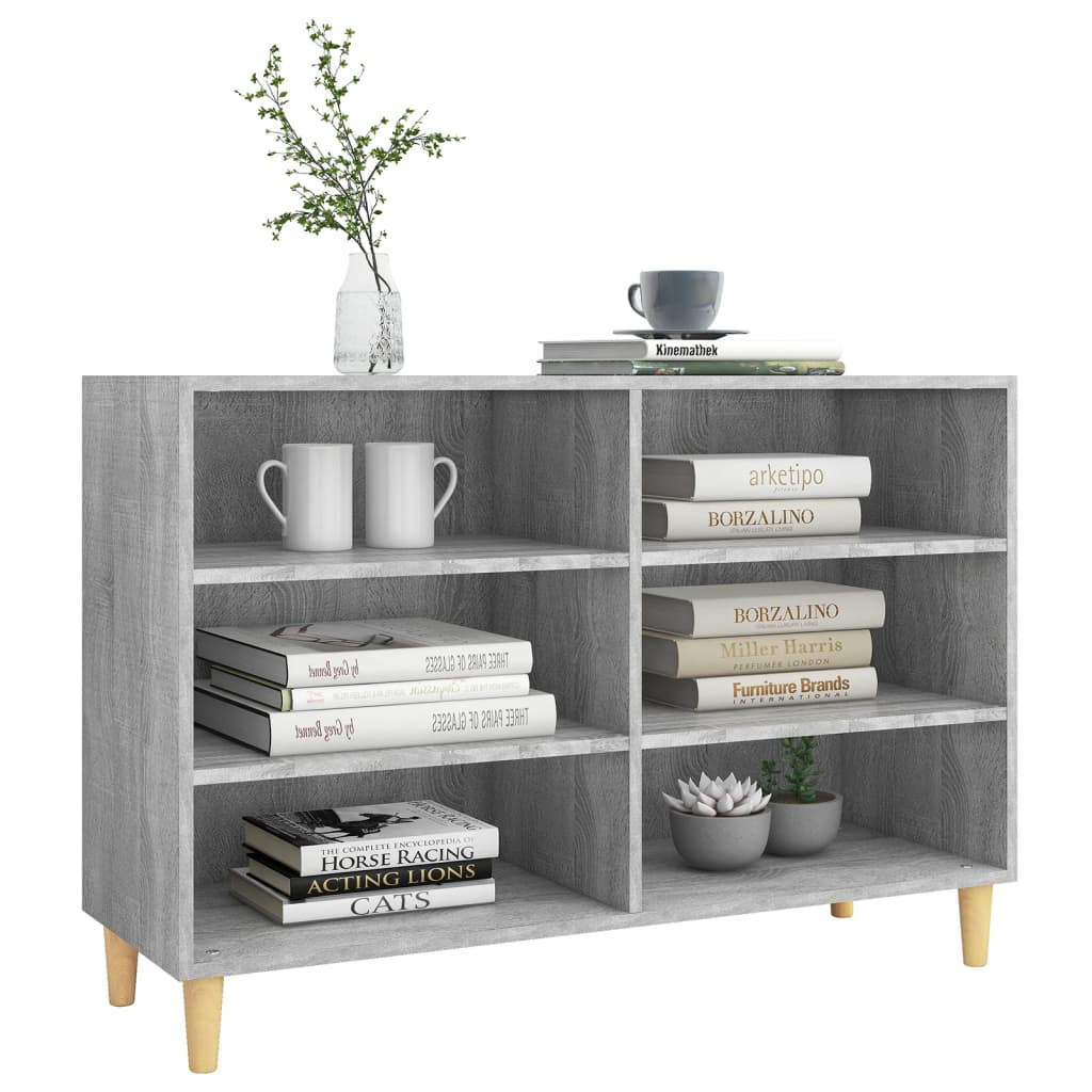 Credenza Grigio Sonoma 103,5x35x70 cm in Truciolato 813183