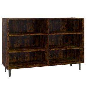 Credenza Rovere Fumo 103,5x35x70 cm in Truciolato