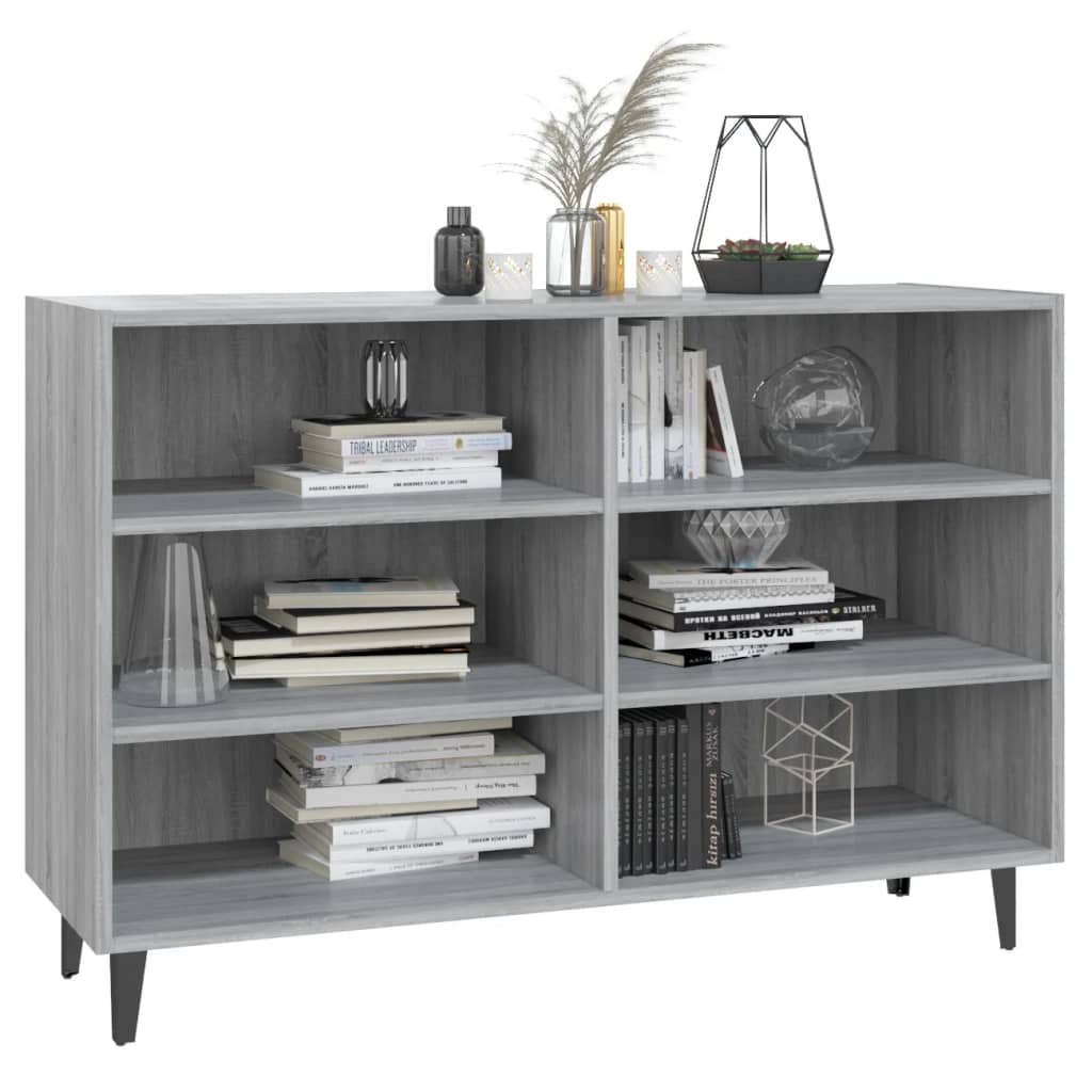 Credenza Grigio Sonoma 103,5x35x70 cm in Truciolato