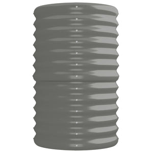 Vaso da Giardino Acciaio Verniciato Polvere 224x40x68 cm Grigio cod mxl 50049