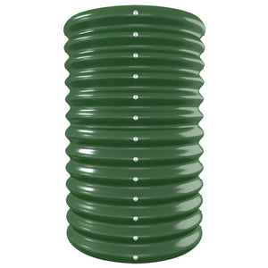 Vaso da Giardino Acciaio Verniciato a Polvere 332x40x68cm Verde cod mxl 67262