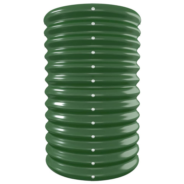 Vaso da Giardino Acciaio Verniciato a Polvere 332x40x68cm Verde cod mxl 67262