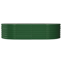 Vaso da Giardino Acciaio Verniciato a Polvere 152x80x36cm Verde cod mxl 46172