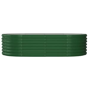 Vaso da Giardino Acciaio Verniciato a Polvere 152x80x36cm Verde cod mxl 46172