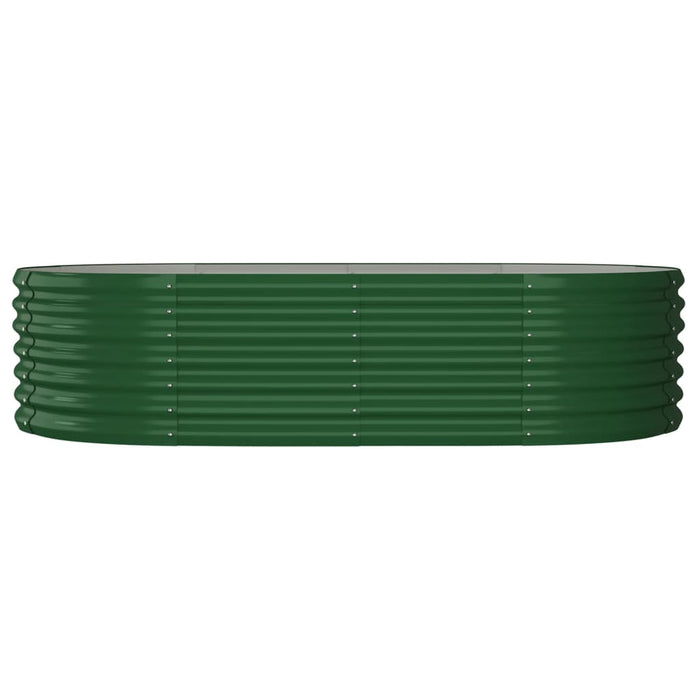 Vaso da Giardino Acciaio Verniciato a Polvere 152x80x36cm Verde cod mxl 46172