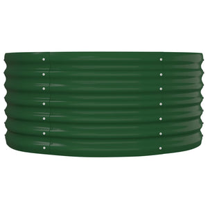 Vaso da Giardino Acciaio Verniciato a Polvere 152x80x36cm Verde cod mxl 46172