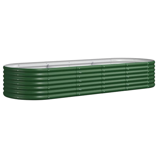 Vaso da Giardino Acciaio Verniciato a Polvere 224x80x36cm Verde cod mxl 67245